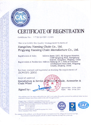Quality Management System Certification