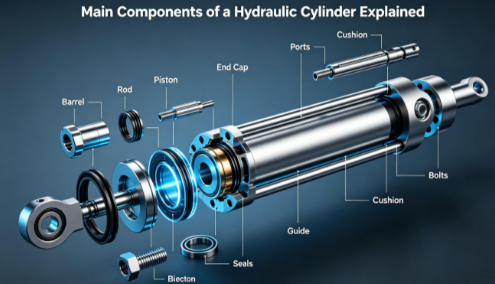 Main Components of a Hydraulic Cylinder Explained